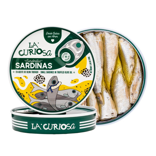 Sardinas en Aceite de Oliva Trufado - 14/16 piezas