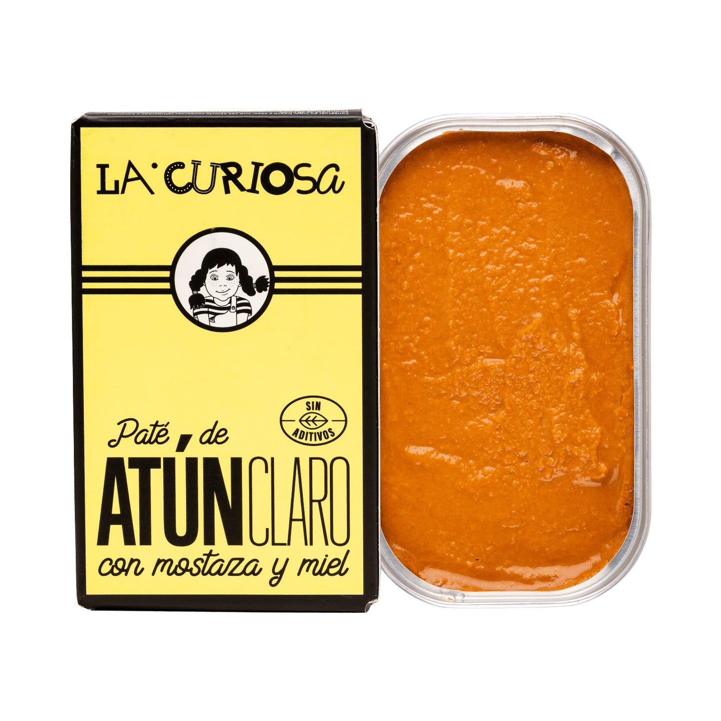 Paté atún claro con mostaza y miel - 90g